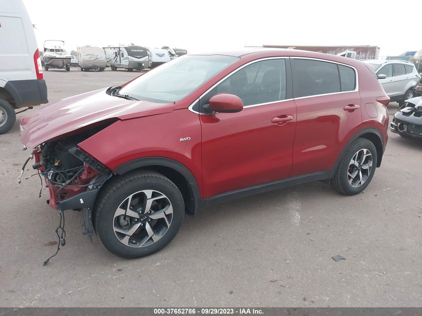 VIN KNDPMCAC8M7884098 2021 KIA SPORTAGE LX