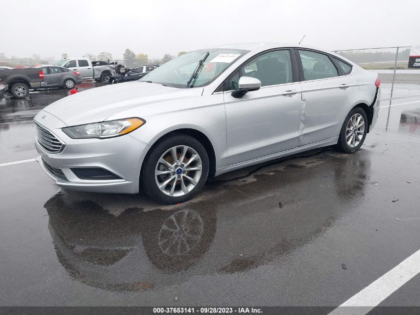 2017 FORD FUSION SE - 3FA6P0H70HR253702