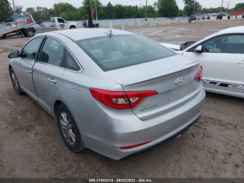 2017 HYUNDAI SONATA 2.4L - 5NPE24AF7HH561451