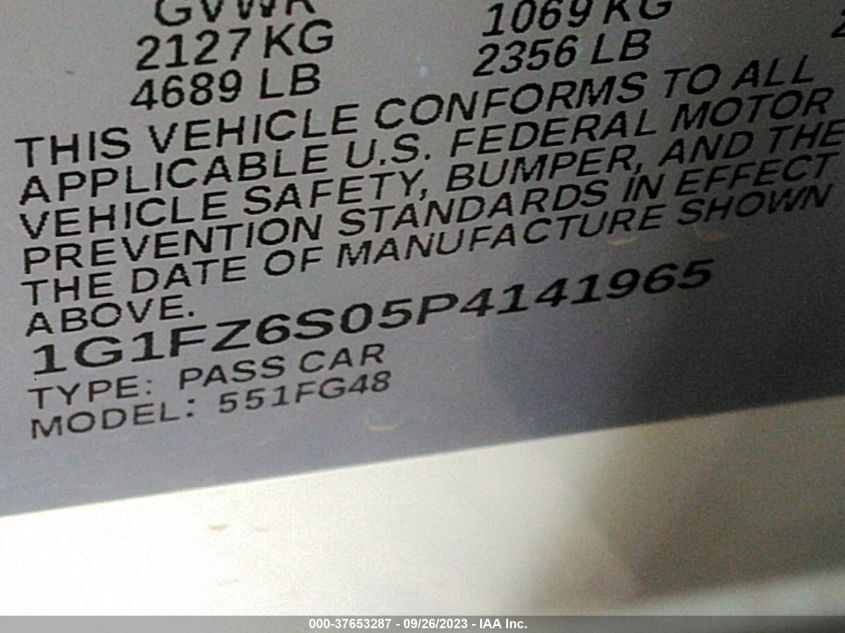 2023 CHEVROLET BOLT EUV PREMIER 1G1FZ6S05P4141965
