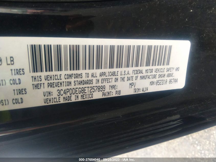 2014 DODGE JOURNEY R/T - 3C4PDDEG8ET257899