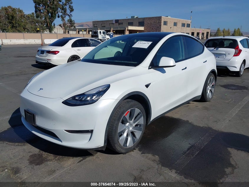 2021 TESLA MODEL Y DUAL MOTOR FR AC IND(VIN: 5YJYGDEE0MF276163
