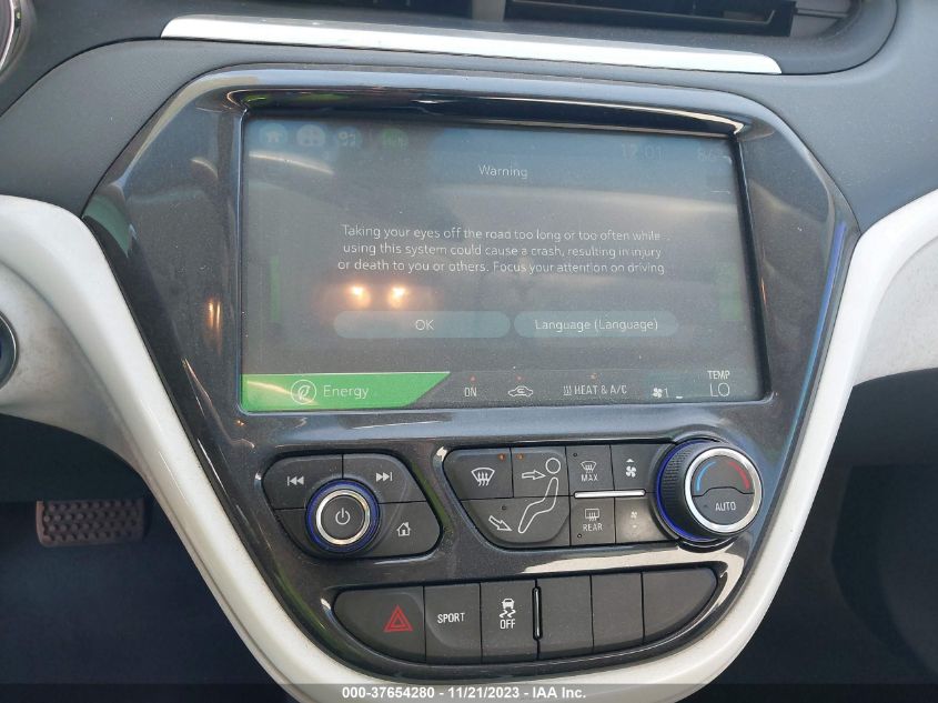2017 CHEVROLET BOLT EV LT - 1G1FW6S08H4138214