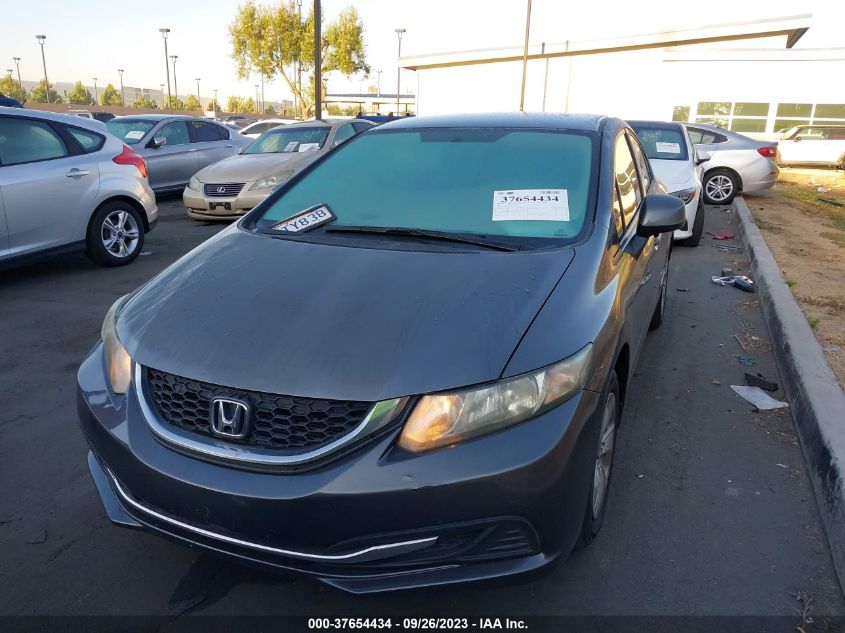 2013 HONDA CIVIC SDN LX - 2HGFB2F57DH523327