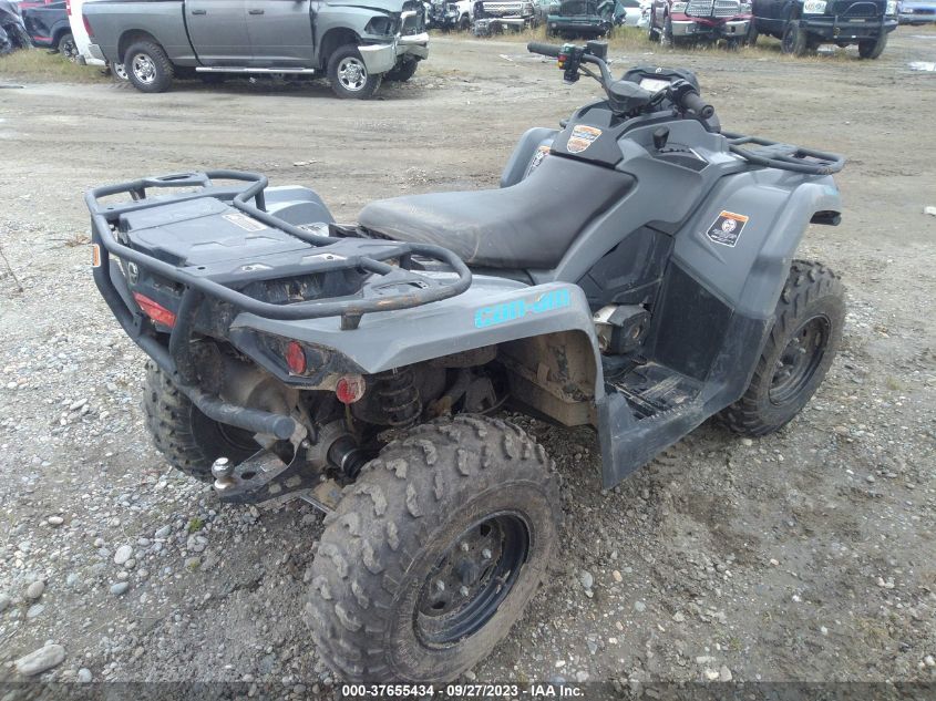 2021 CAN-AM OUTLANDER MAX 570/570 DPS 3JBLMAT48MJ001538