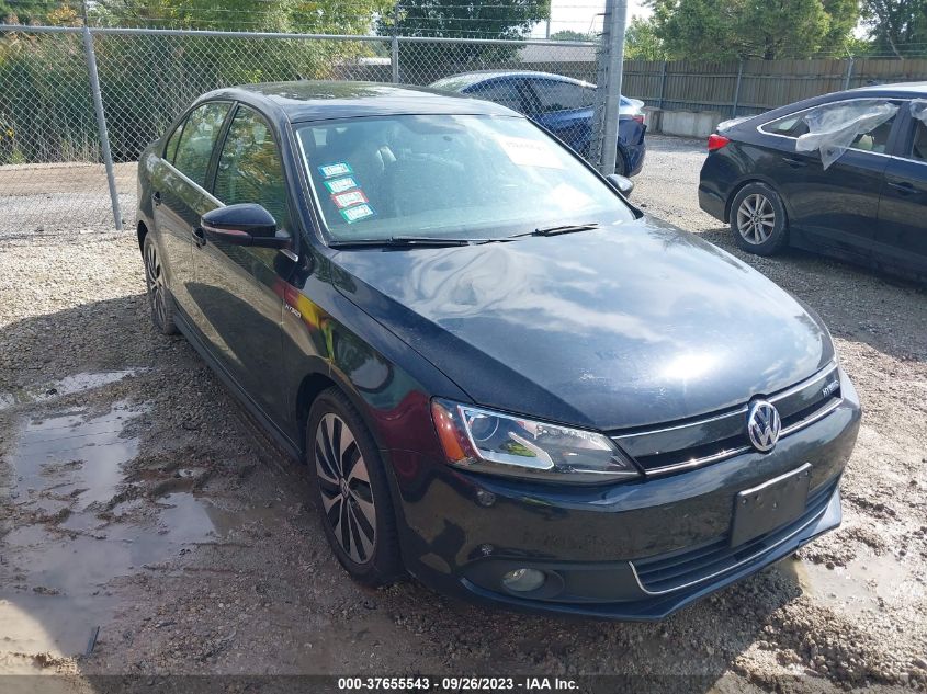 2013 VOLKSWAGEN JETTA SEDAN HYBRID SEL PREMIUM - 3VW637AJ3DM302903