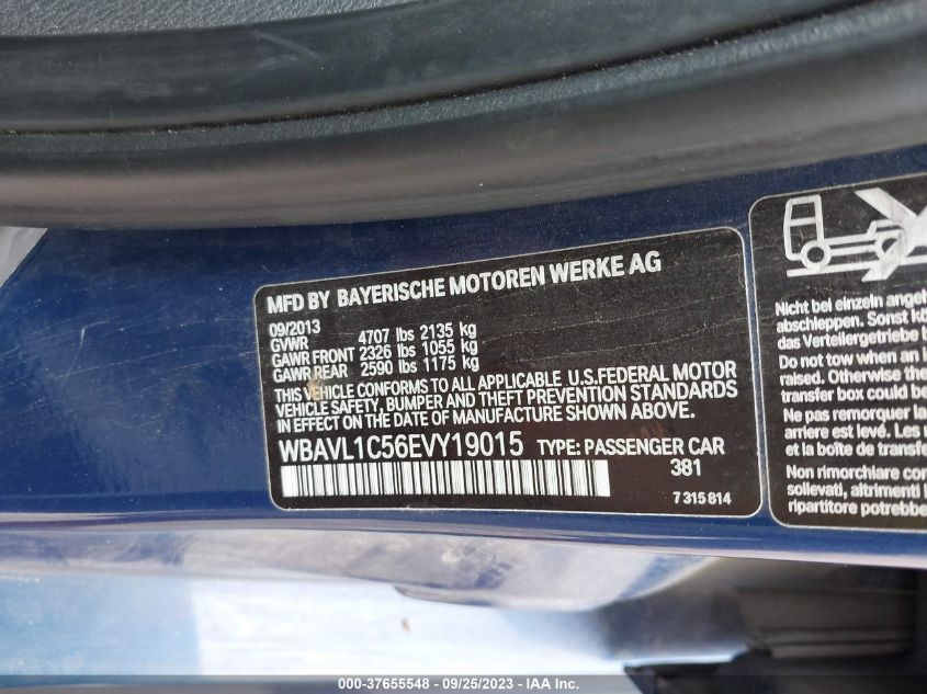 2014 BMW X1 XDRIVE28I - WBAVL1C56EVY19015