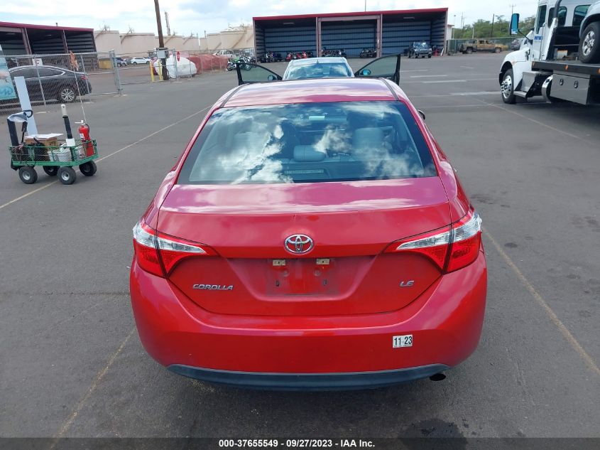 2014 TOYOTA COROLLA L/LE/S/S PLUS/LE PLUS - 5YFBURHE4EP140406