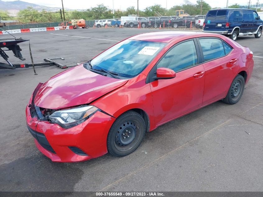 2014 TOYOTA COROLLA L/LE/S/S PLUS/LE PLUS - 5YFBURHE4EP140406