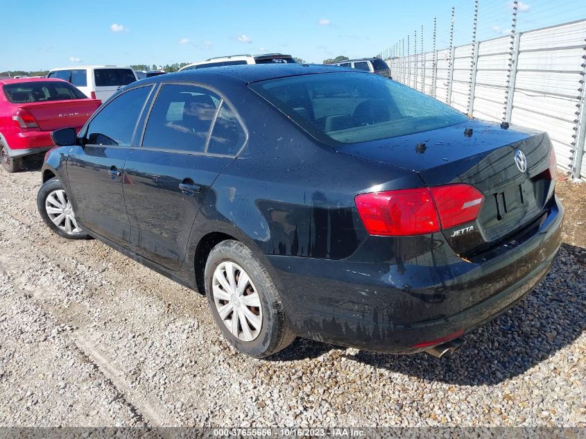 2013 VOLKSWAGEN JETTA SEDAN S - 3VW1K7AJ3DM243834