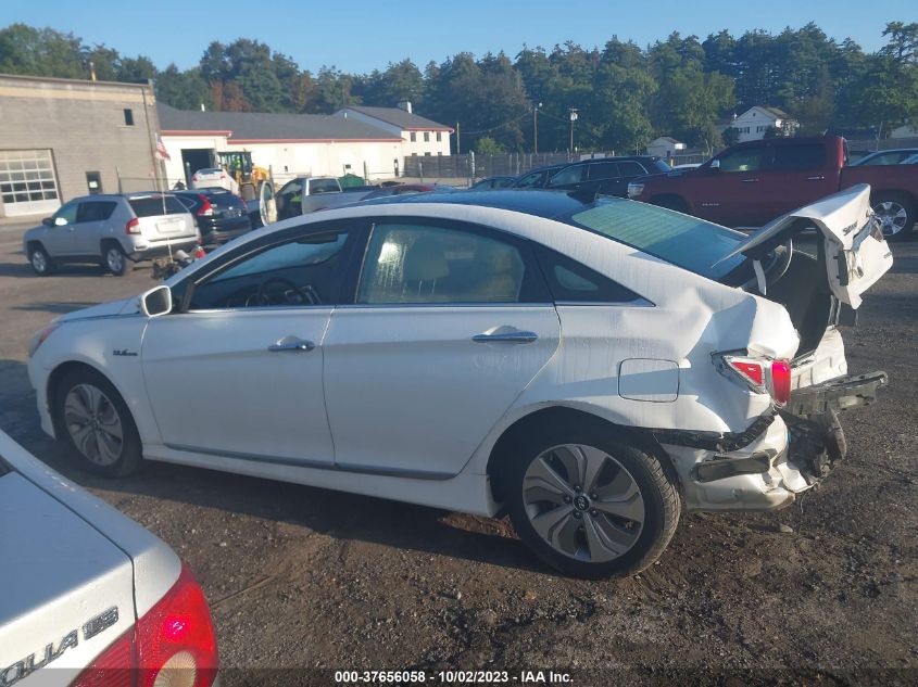 2015 HYUNDAI SONATA HYBRID LIMITED - KMHEC4A48FA136560