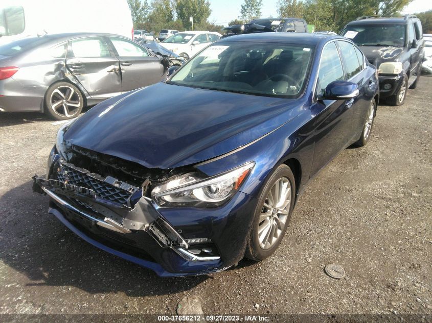 JN1EV7BRXNM341484 Infiniti Q50 LUXE 2