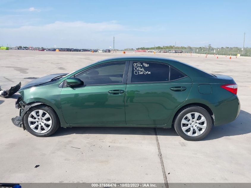 2016 TOYOTA COROLLA LE - 2T1BURHE1GC688298