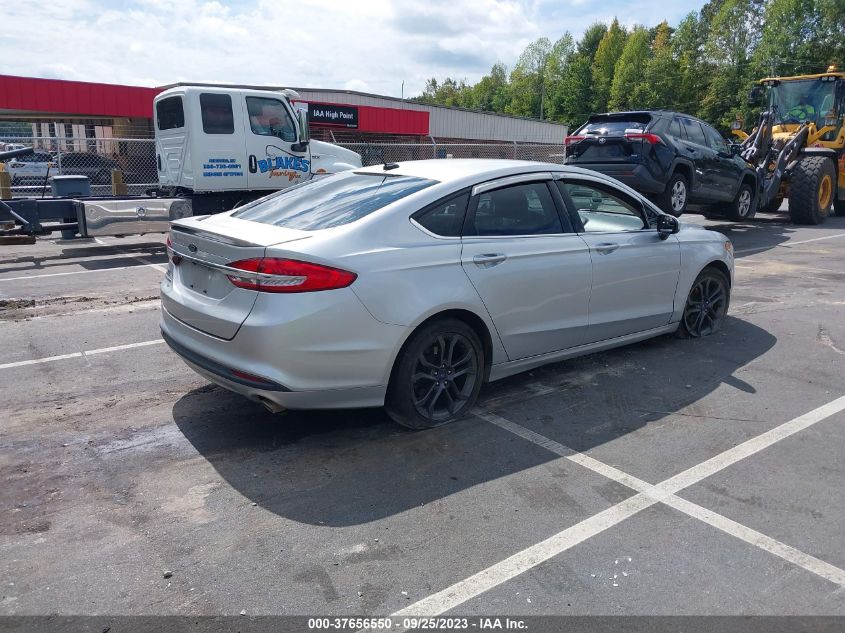 2018 FORD FUSION S - 3FA6P0G76JR200395