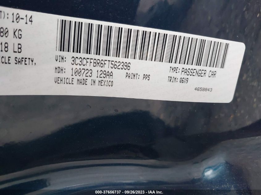2015 FIAT 500 SPORT - 3C3CFFBR6FT562396
