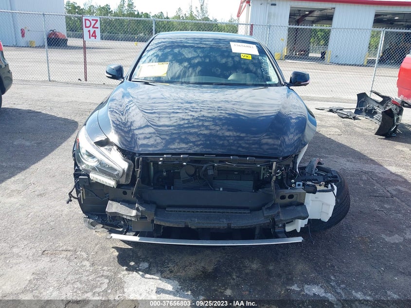 VIN JN1EV7BP6MM704389 2021 INFINITI Q50 3.0T LUXE