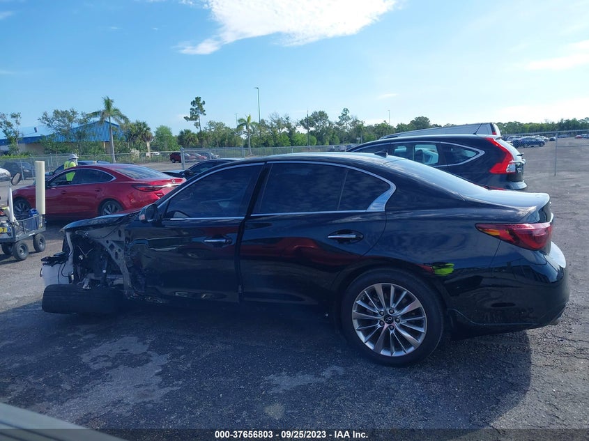 VIN JN1EV7BP6MM704389 2021 INFINITI Q50 3.0T LUXE