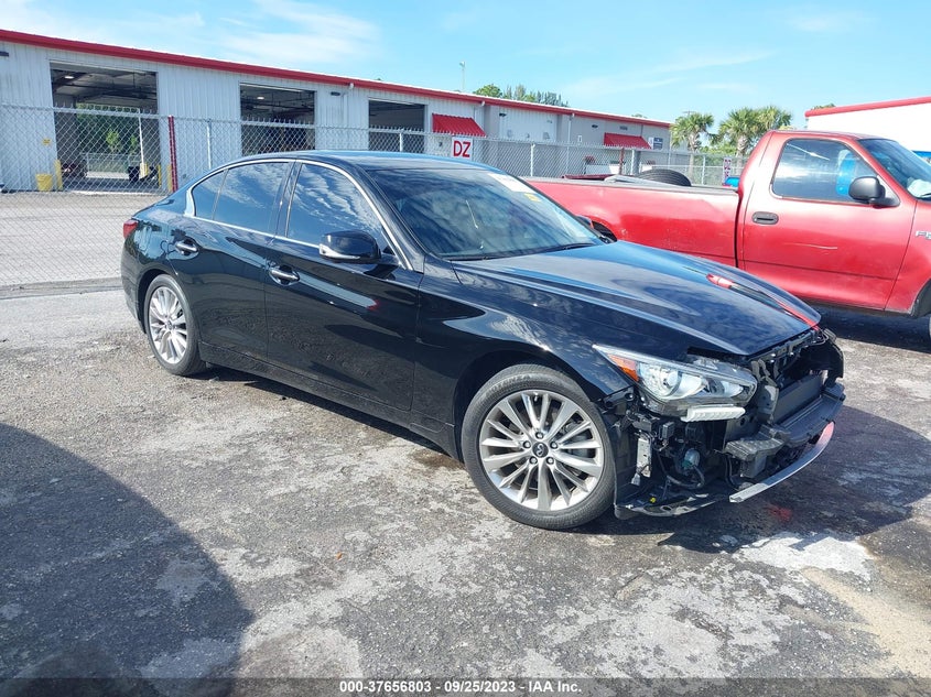 VIN JN1EV7BP6MM704389 2021 INFINITI Q50 3.0T LUXE