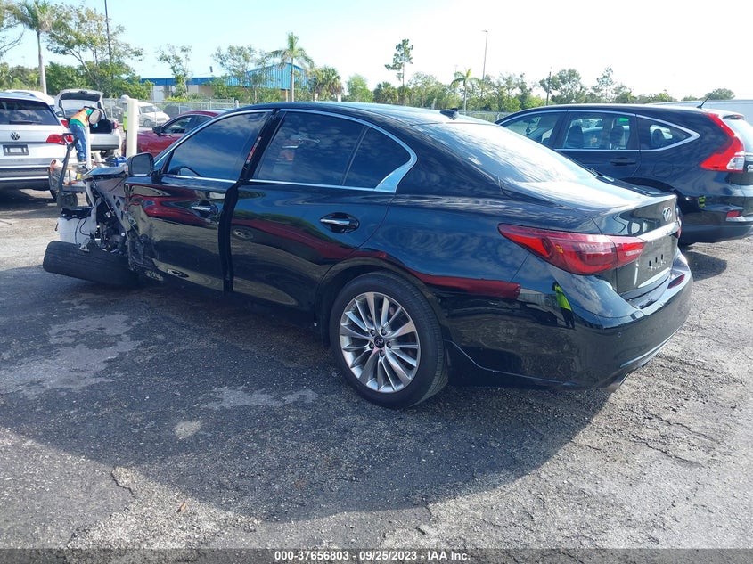 VIN JN1EV7BP6MM704389 2021 INFINITI Q50 3.0T LUXE