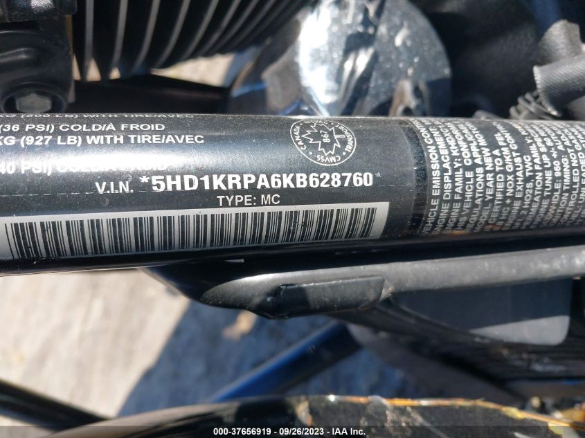 2019 HARLEY-DAVIDSON FLHXS - 5HD1KRPA6KB628760