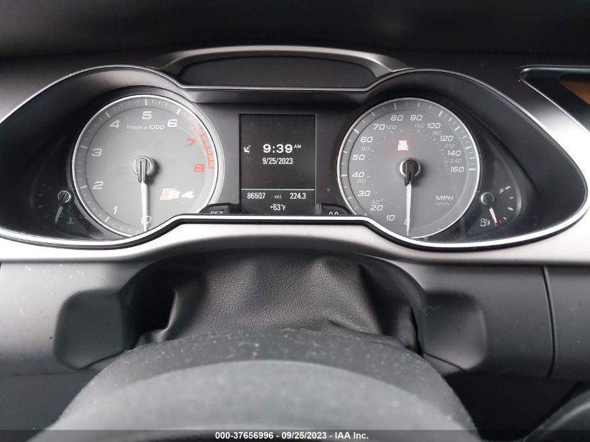 2013 AUDI S4 PRESTIGE - WAUKGAFLXDA226281