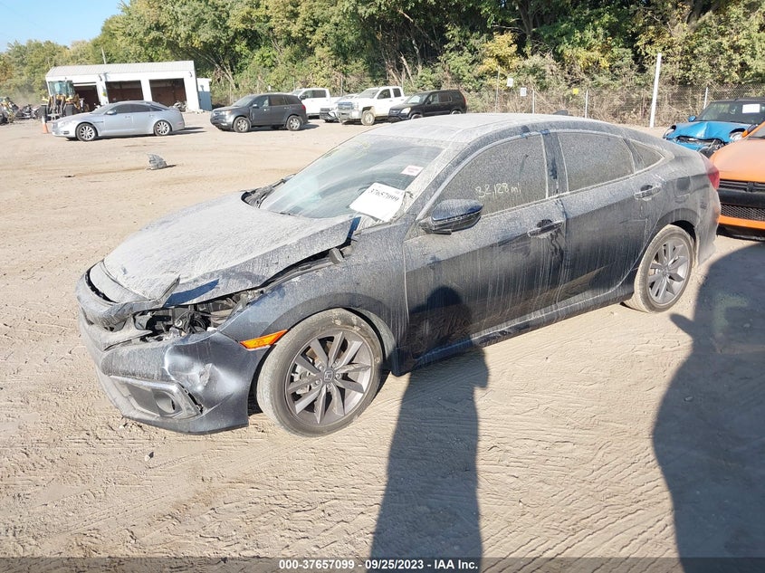 VIN 19XFC1F3XME002005 2021 HONDA CIVIC SEDAN EX