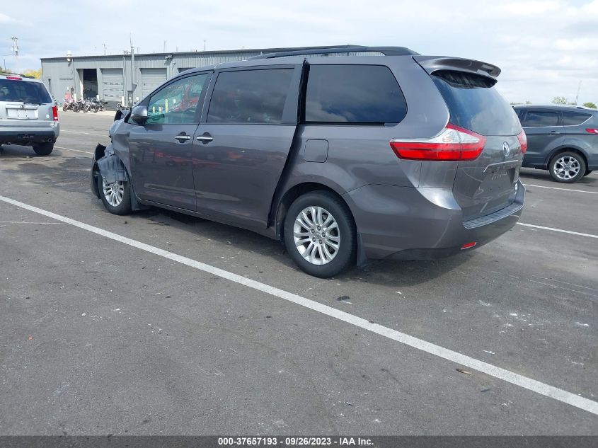 2015 TOYOTA SIENNA XLE/XLE AAS/LTD - 5TDYK3DCXFS629497