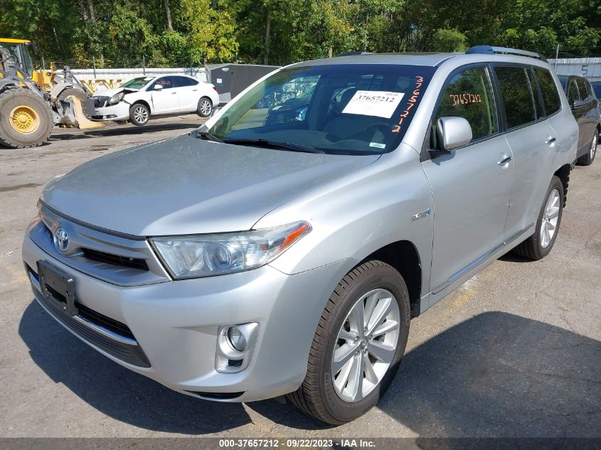 2013 TOYOTA HIGHLANDER HYBRID LIMITED JTEDC3EH9D2012792