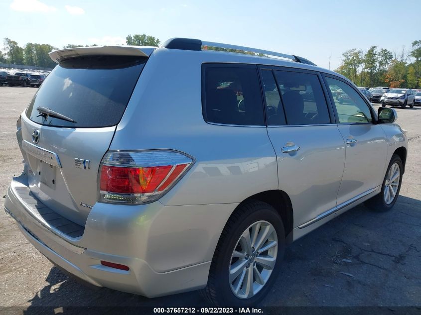 2013 TOYOTA HIGHLANDER HYBRID LIMITED JTEDC3EH9D2012792