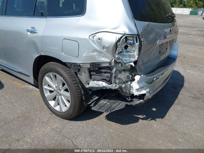 2013 TOYOTA HIGHLANDER HYBRID LIMITED JTEDC3EH9D2012792