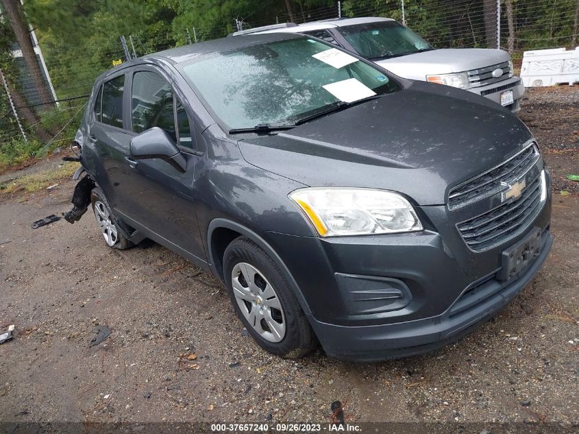 2016 CHEVROLET TRAX LS - 3GNCJKSB2GL222967