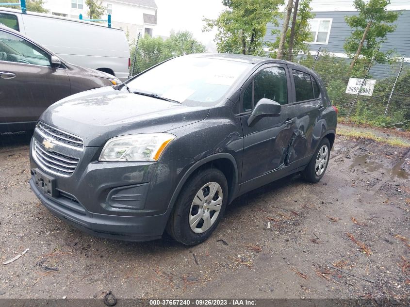 2016 CHEVROLET TRAX LS - 3GNCJKSB2GL222967