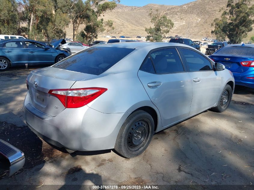 2015 TOYOTA COROLLA L/LE/S/S PLUS/LE PLUS - 5YFBURHE8FP356762