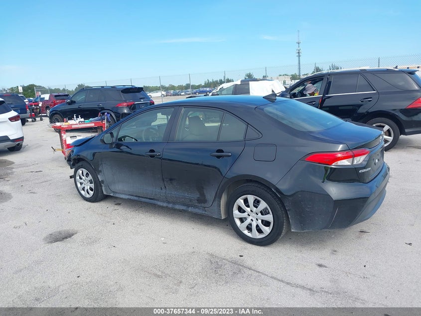 VIN JTDEPRAEXLJ111802 2020 TOYOTA COROLLA LE