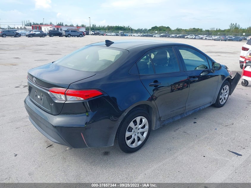 VIN JTDEPRAEXLJ111802 2020 TOYOTA COROLLA LE