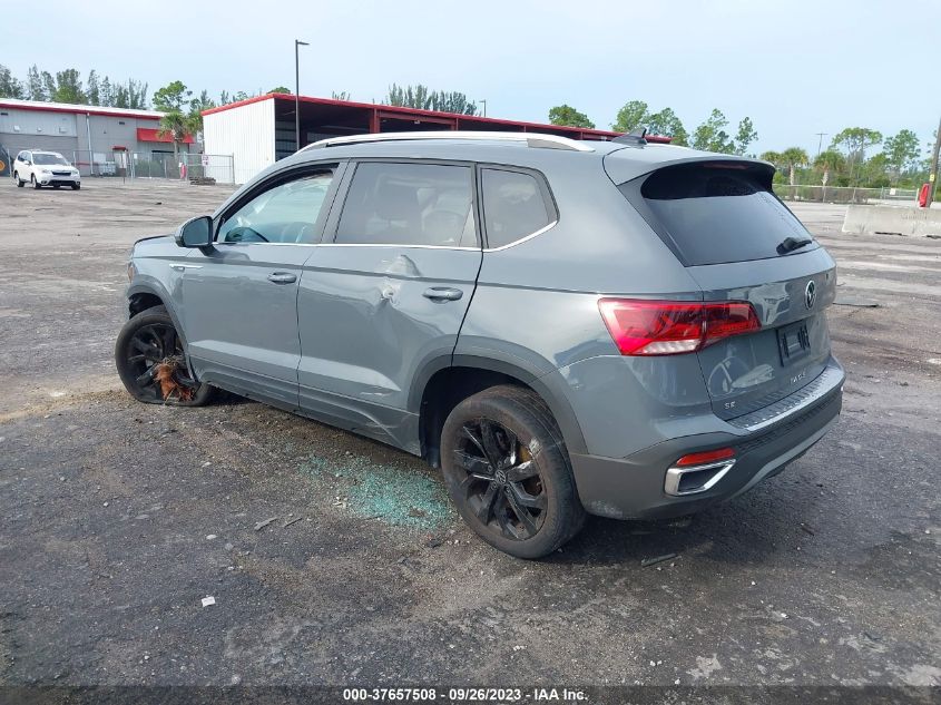 2022 VOLKSWAGEN TAOS SE - 3VVTX7B24NM064774