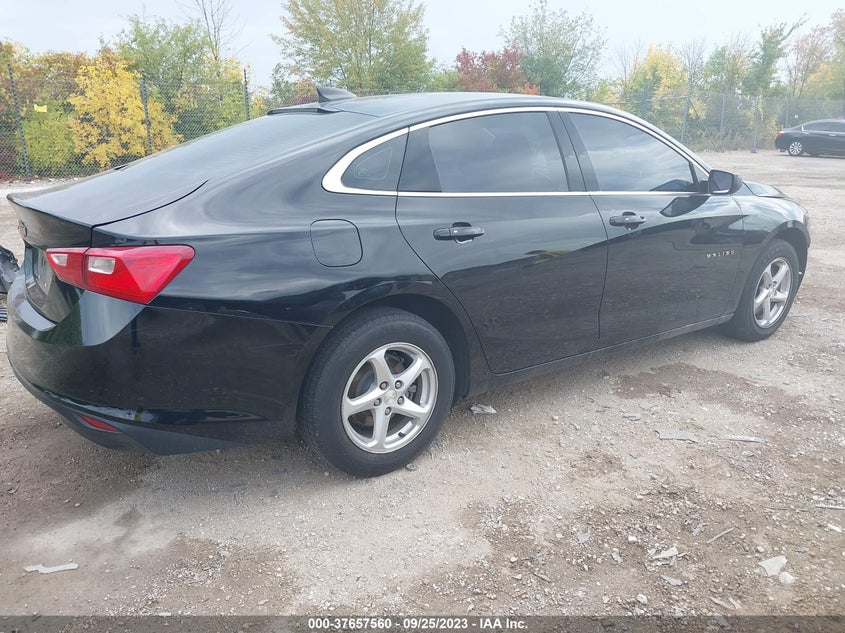 VIN 1G1ZB5ST4JF188874 2018 CHEVROLET MALIBU LS