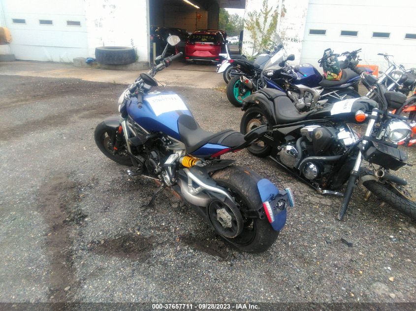 2016 DUCATI XDIAVEL - ZDM13BKW4GB004810