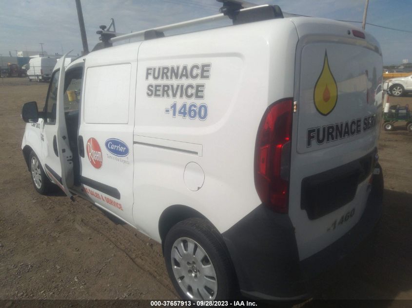 2015 RAM PROMASTER CITY CARGO VAN TRADESMAN - ZFBERFAT7F6A02606