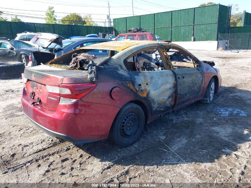 2019 SUBARU IMPREZA - 4S3GKAA62K3615541