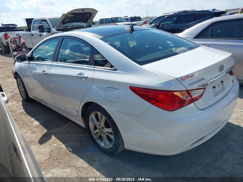 2013 HYUNDAI SONATA LIMITED PZEV W/WINE INT - 5NPEC4AC5DH646754