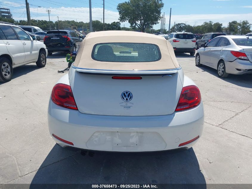 2014 VOLKSWAGEN BEETLE CONVERTIBLE 2.0L TDI W/SOUND/NAV 3VW5L7ATXEM805469