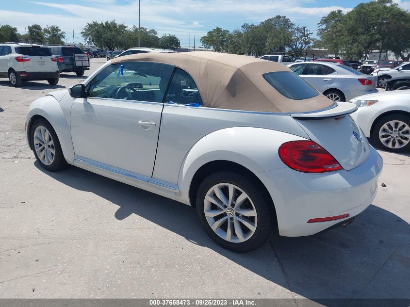 2014 VOLKSWAGEN BEETLE CONVERTIBLE 2.0L TDI W/SOUND/NAV 3VW5L7ATXEM805469