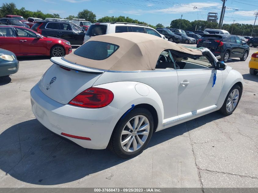 2014 VOLKSWAGEN BEETLE CONVERTIBLE 2.0L TDI W/SOUND/NAV 3VW5L7ATXEM805469