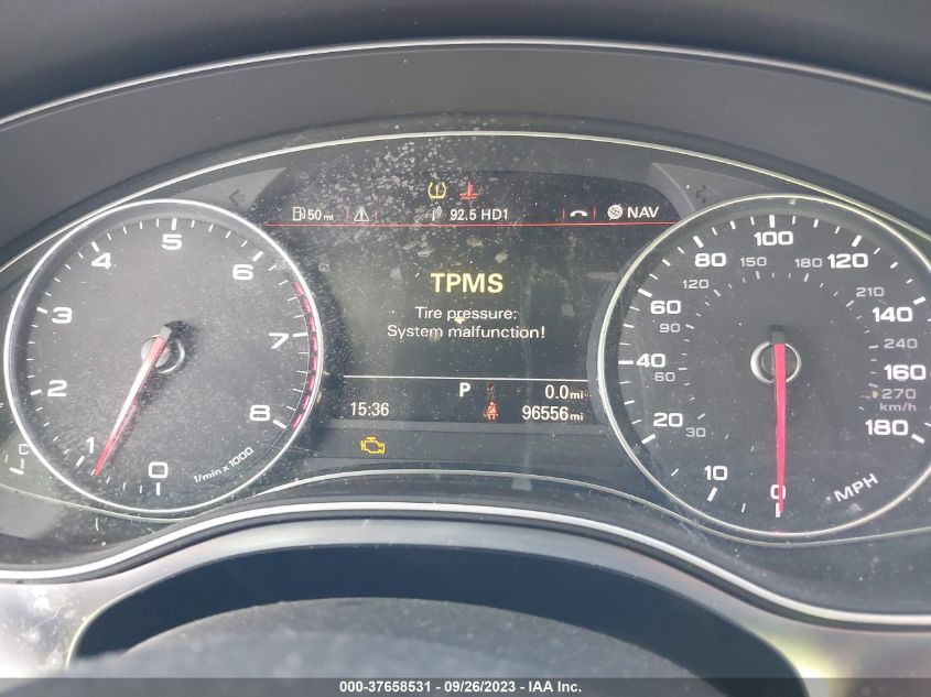 2013 AUDI A6 3.0T PREMIUM PLUS - WAUGGAFC6DN014928