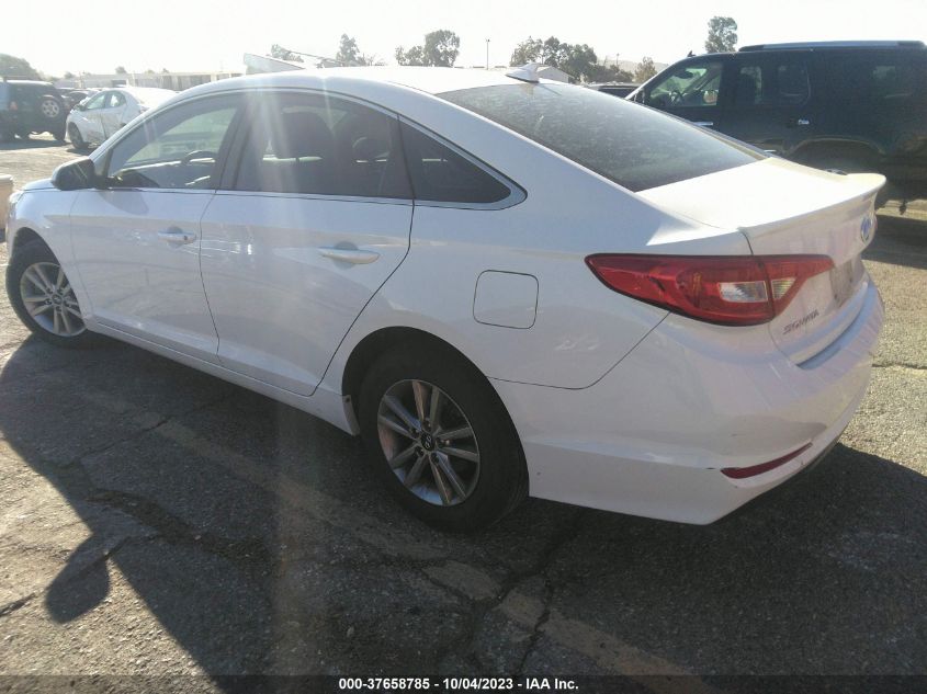 2016 HYUNDAI SONATA 2.4L SE - 5NPE24AFXGH362134