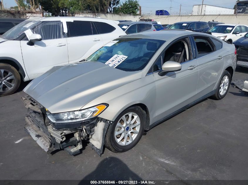 2016 FORD FUSION S - 3FA6P0G76GR187527