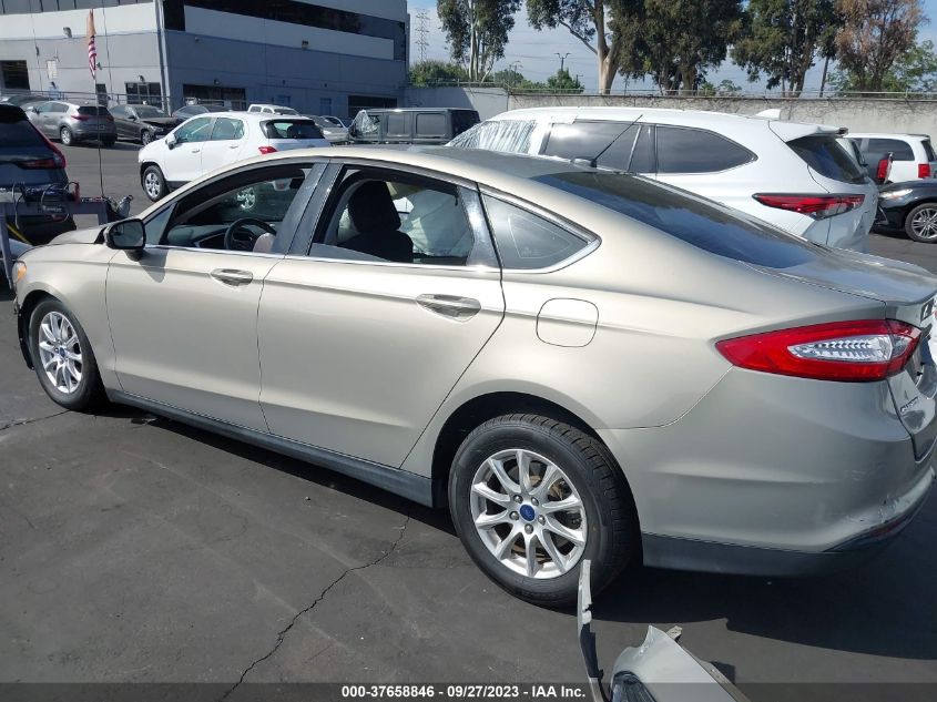 2016 FORD FUSION S - 3FA6P0G76GR187527