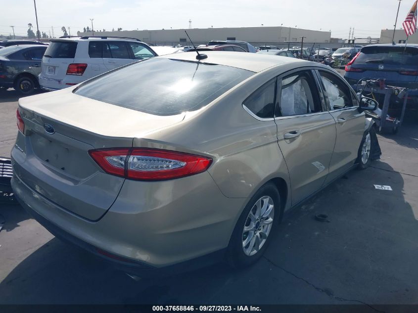 2016 FORD FUSION S - 3FA6P0G76GR187527