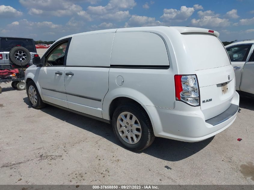 2014 RAM CARGO VAN TRADESMAN 2C4JRGAG0ER148161